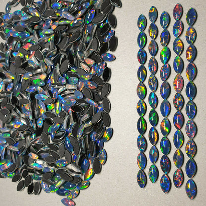 52183.2 - 25 Pieces of 10 x 5 mm Marquise Australian Made Natural Opal Triplets