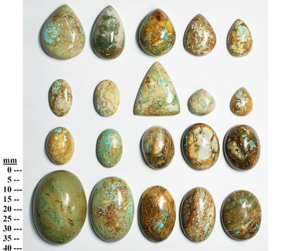 54052.0 - 20 Piece Lot Rare Natural Australian Turquoise For sale 436.77 carats