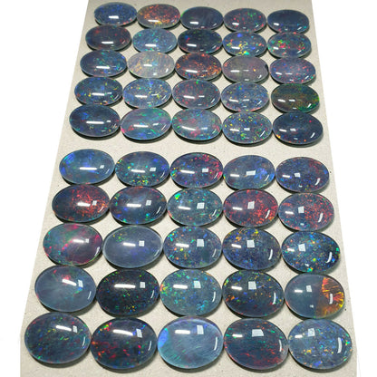 52180 -      25 Pcs16x12mm Oval Cut Opal Triplets Made in Australia Natural Opal