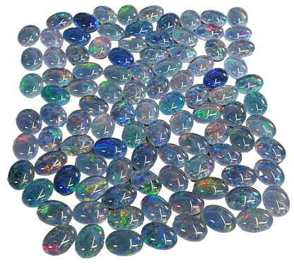 11805.3 -    1600 Pcs 8x6 mm Oval Cut Opal Triplets Australian Made Natural Opal