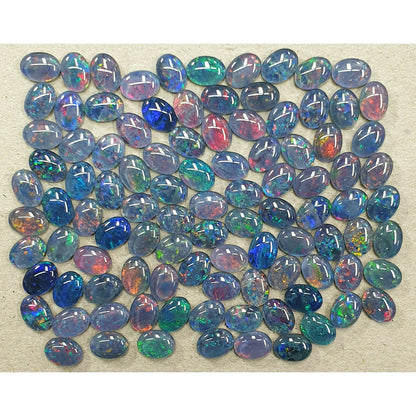 11805.3 -    1600 Pcs 8x6 mm Oval Cut Opal Triplets Australian Made Natural Opal