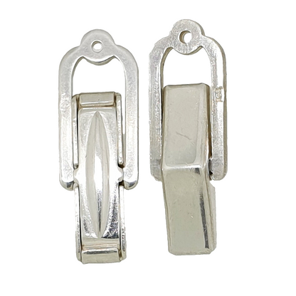 52266.3 - 100 Pairs Sterling Silver Cuff Link Spring Loaded to stay Open /Closed