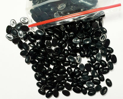 52256 - One lot of 200 Pieces 6x4 mm Oval Cabochon Cut Onyx for sale