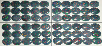 53495 -  15 Pieces 16 x 12 mm Oval Cut Opal Triplets Australia Made Natural Opal