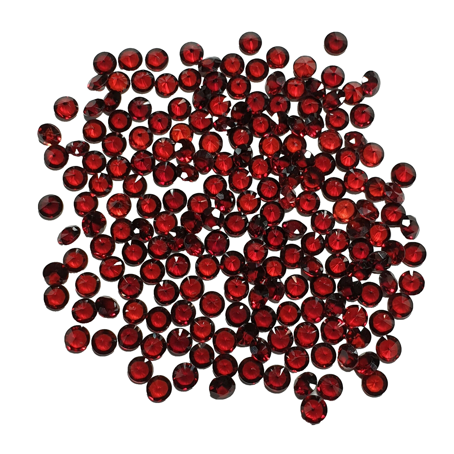 14012.1 - 200 Natural Red Garnets 3.75 mm Round Cut, Also Other Shapes Sizes