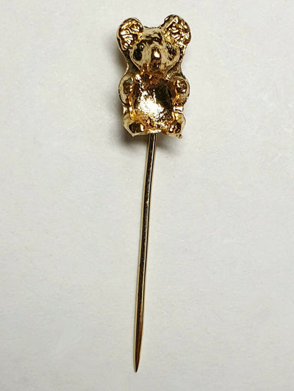 52212.2 - 400 Gold Plated Koala Stick Pins suit 7x5 mm Opal Triplet or other Gem