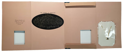 00359.1 - 20 gullbelagte opalanheng + kjeder pakket i gavekort av høy kvalitet