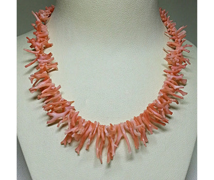 06786.0 - White or Red Long Branch Taiwanese Coral from 1980's Non Treated Natural Coral Harvested from the Sea NOT Dyed NO Imitation