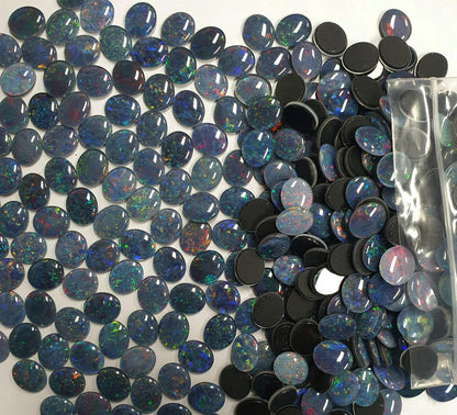 13067.0 - 12x10 mm Oval Australian Made Opal Triplets Made from NATURAL Australian Opal for sale in Wholesale Quantities and with Discounts