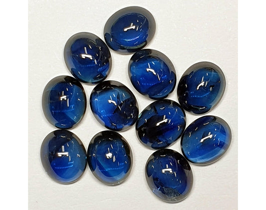 53414.0 - 7.5 x 6.2 mm Blue Sapphire Cabochons til salgs Utvunnet kuttet og polert i Australia Engrospriser Rabatter på volumkjøp