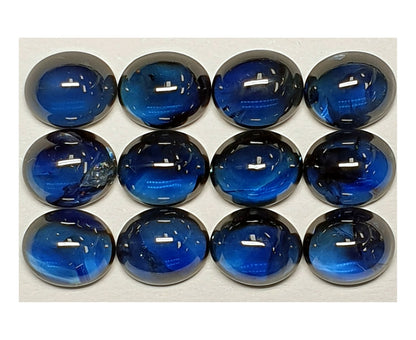53414.0 - 7.5 x 6.2 mm Blue Sapphire Cabochons for sale Mined Cut and Polished in Australia Wholesale Prices Discounts on Volume Purchases