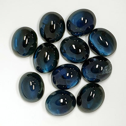 53414.0 - 7.5 x 6.2 mm Blue Sapphire Cabochons for sale Mined Cut and Polished in Australia Wholesale Prices Discounts on Volume Purchases
