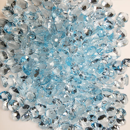 15297.0 - 6 x 4 mm Oval Cut Light Blue Topaz in Various Wholesale Lots for sale Old stock at very old price Other sizes and shapes available