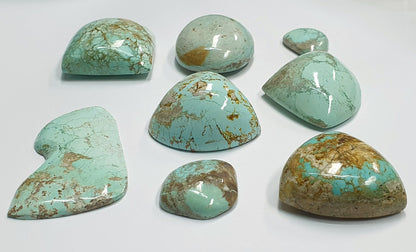 54011.0 - Natural Free-shaped large cut and polished Australian Turquoise for sale Mined in central australia during the 1970's Very rare