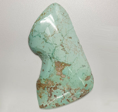54011.0 - Natural Free-shaped large cut and polished Australian Turquoise for sale Mined in central australia during the 1970's Very rare