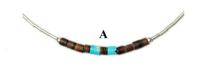 53960 - Liquid Sterling Silver Necklaces from the 1970's in 3 Designs 40 cm 18 inch Wholesale Quantities Choose One or a Mixture of Designs