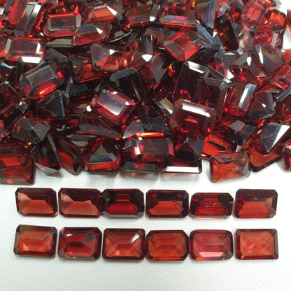 15361.0 - 7 x 5 mm Emerald Cut Garnets for sale in wholesale quantities at wholesale prices Old stock at old prices