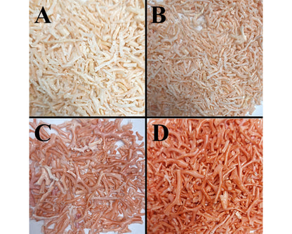 54005.0 - Drilled Coral Branches harvested from the Taiwan sea in choice of colours Pink or Very Deep Pink or Very Light Pink or White Coral
