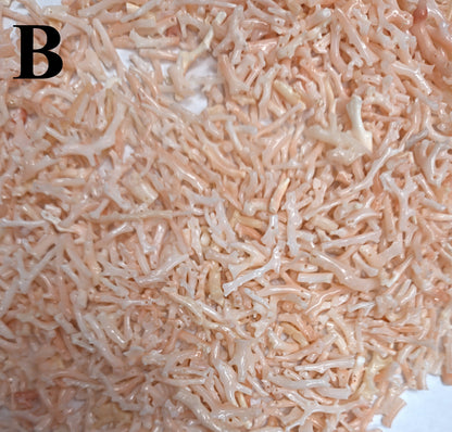 54005.0 - Drilled Coral Branches harvested from the Taiwan sea in choice of colours Pink or Very Deep Pink or Very Light Pink or White Coral
