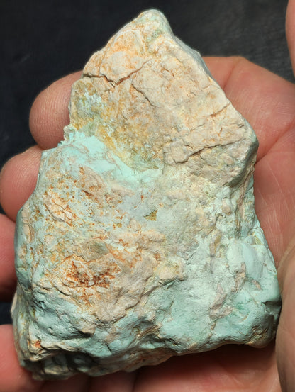 54059.2 - One piece of rough Natural Australian Turquoise Not Treated Very Rare 832 carats 165.5 Grams 70 x 50 x 50 mm Mined in early 1970's