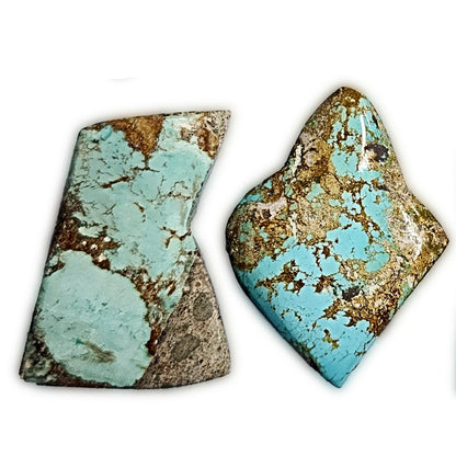 53930.0 - Wholesale Lot of Natural Free Shaped Australian Turquoise (TurqOZ) 8 pieces very rare Non-treated Turquoise from Central Australia