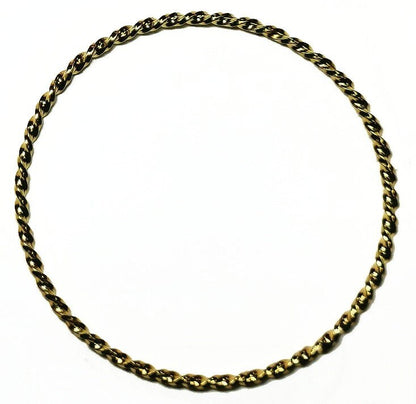 08783 - Very large twisted wire style Sterling Silver Earrings and Bangles 65 mm Internal diameter 7 gr EACH piece Also in S/S GOLD PLATED