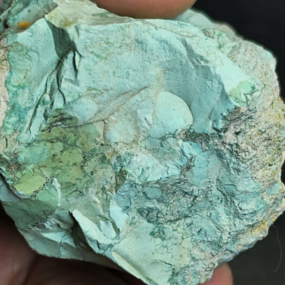 54126.0 - One piece of rough Natural Australian Turquoise Not Treated and Very Rare 1,130 carats 80 x 45 x 50 mm Good shape and high yield