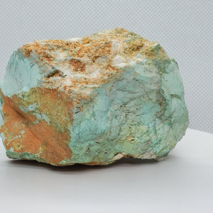54126.0 - One piece of rough Natural Australian Turquoise Not Treated and Very Rare 1,130 carats 80 x 45 x 50 mm Good shape and high yield