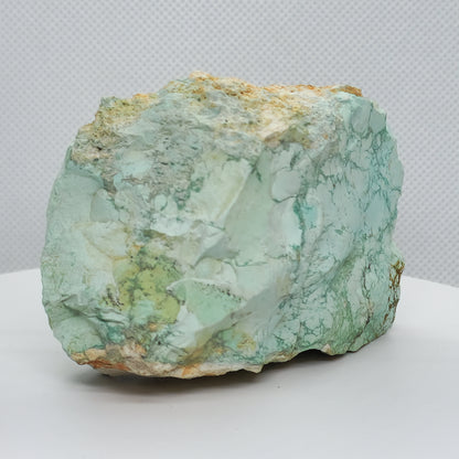 54126.0 - One piece of rough Natural Australian Turquoise Not Treated and Very Rare 1,130 carats 80 x 45 x 50 mm Good shape and high yield