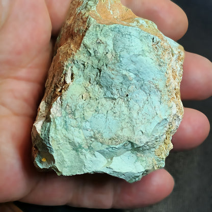 54126.0 - One piece of rough Natural Australian Turquoise Not Treated and Very Rare 1,130 carats 80 x 45 x 50 mm Good shape and high yield
