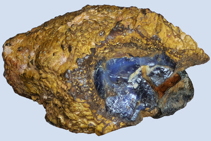 54139.0 - Natural rough Boulder Opal specimen Very interesting and a great piece mantle piece 130 x 100 x 70 mm 780 grams