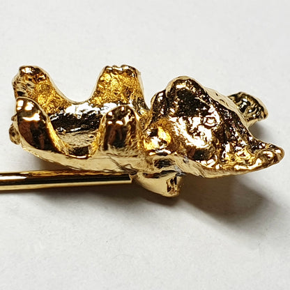 52212.1 - Gold Plated Koala Stick Pins Great as free giveaway souvenirs Suitable for 7 x 5 mm Oval Cut stone like Opal Triplet or Turquoise