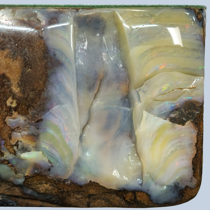 54134.0 - Boulder Opal Specimen Highly polished all over Use as a mantle ornament Great gift for an Executive's Office desk and paper weight