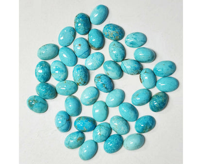 50007.5 - 7x5 mm Oval Cut Very Rare Australian Turquoise for sale Natural Non-treated in Wholesale Quantities and Prices