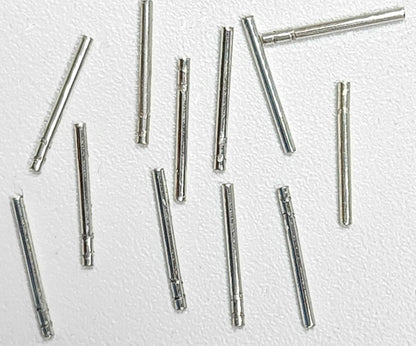 54000.0 - Sterling Silver Earring Posts 9.5 mm x 0.8 mm 925 Silver Pins with back stopper