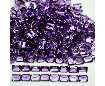 15366.0 -7 x 5 mm Emerald Cut Amethyst in wholesale quantity and at wholesale prices