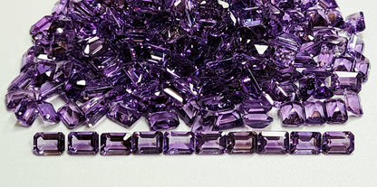 15366.0 -7 x 5 mm Emerald Cut Amethyst in wholesale quantity and at wholesale prices