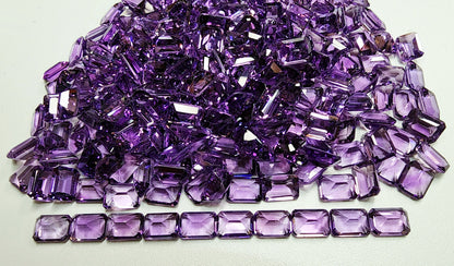 15366.0 -7 x 5 mm Emerald Cut Amethyst in wholesale quantity and at wholesale prices