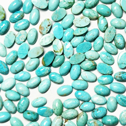 50005.3 -  5x3 mm Oval Cut Very Rare Natural Non-Treated Australian Turquoise (TurqOZ) for sale in Wholesale Quantities