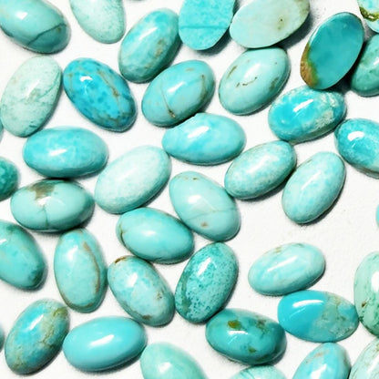 50005.3 -  5x3 mm Oval Cut Very Rare Natural Non-Treated Australian Turquoise (TurqOZ) for sale in Wholesale Quantities