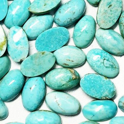 50005.3 -  5x3 mm Oval Cut Very Rare Natural Non-Treated Australian Turquoise (TurqOZ) for sale in Wholesale Quantities