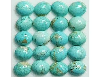 50011.9 - 11x9 mm Oval Cabochon Cut Natural Earth Mined Non-treated Australian "TurqOZ" for sale in Wholesale Quantities