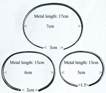 53661.0 - "COUVRIR" Copper Bangle with Rhodium Plated outside giving a Clean and Elegant Appearance and suitable for wearing anywhere at all