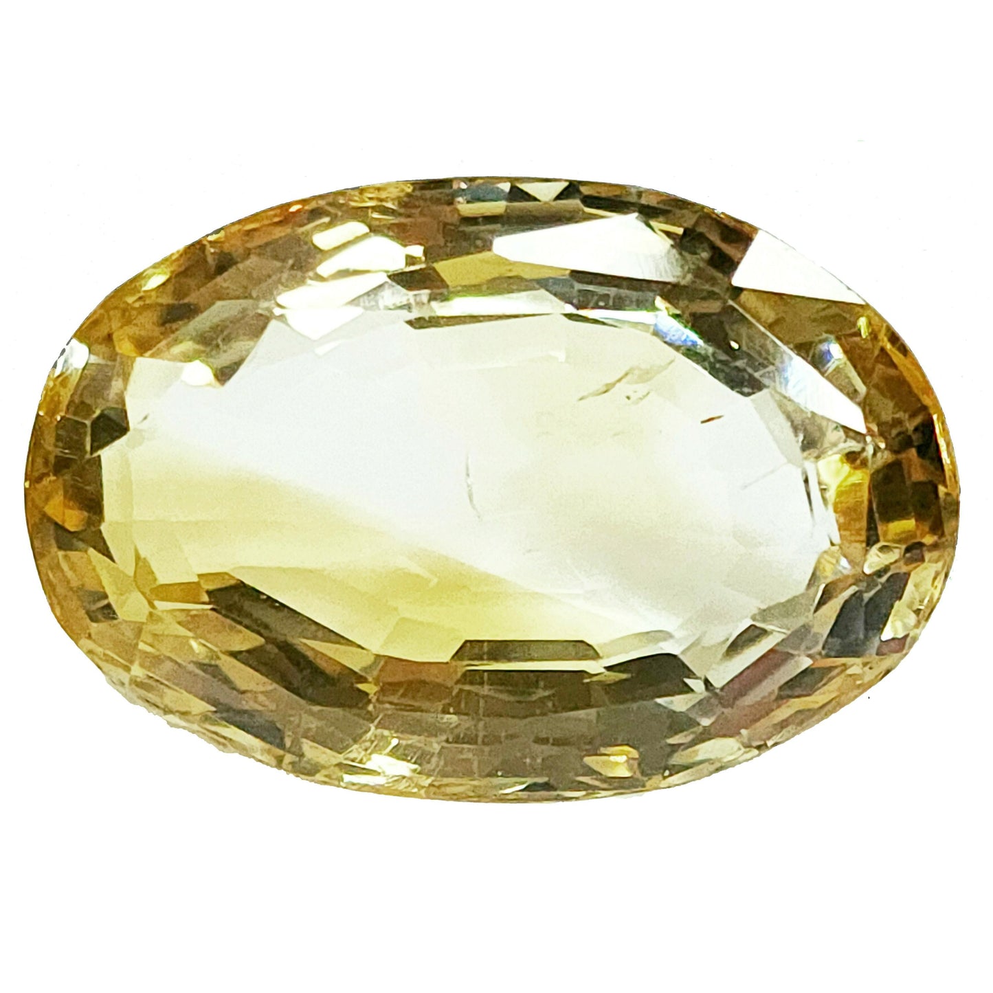 53951.0 - Large Oval Cut Citrine Quartz 25.67 x 17.21 x 11.95 mm 34.77 carats, Lemon quartz, Yellow quartz, Large Citrine, Inexpensive gems