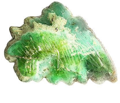 53987.0 - Natural Australian Chrysoprase carved into the iconic Ayers Rock Using Actual Proportions for sale 360 grams 140 x 100 x 25 mm