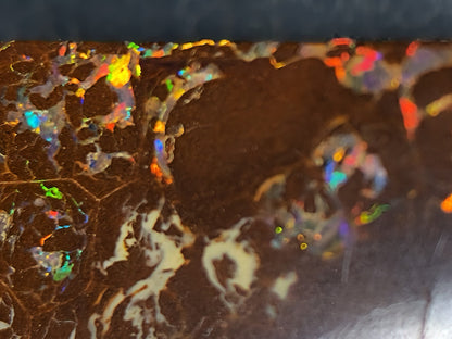 54085.0 - Highly Polished Australian Queensland Boulder Opal Specimen, Ornament or recut into tiger claw or parallelogram shape 93.76 carats