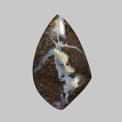 54103.0 - Australian Queensland Boulder Opal Free shaped cut 30 pieces Large stones 20 - 40mm long x 15 - 30mm wide 839.4 cts Select pieces