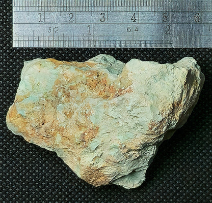54110.0 - One piece of rough Natural Australian Turquoise Not Treated and Very Rare 318 cts 63.5 Gr Soft pastel colour deepens after cutting