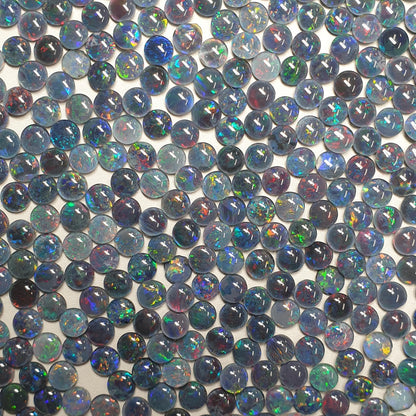 13222.0 - 5mm Round Opal Triplets Made from Natural Australian for sale Opal Wholesale lots at Wholesale prices