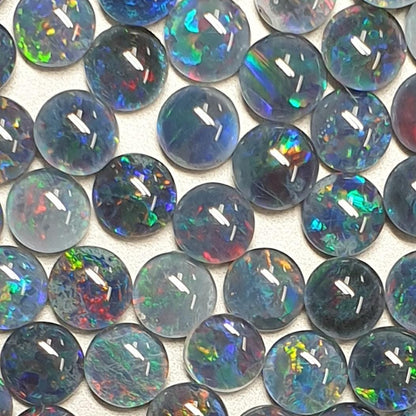 13222.0 - 5mm Round Opal Triplets Made from Natural Australian for sale Opal Wholesale lots at Wholesale prices